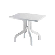 Tavolo Resina Ribalto Bianco 80X 80 1829 Scab