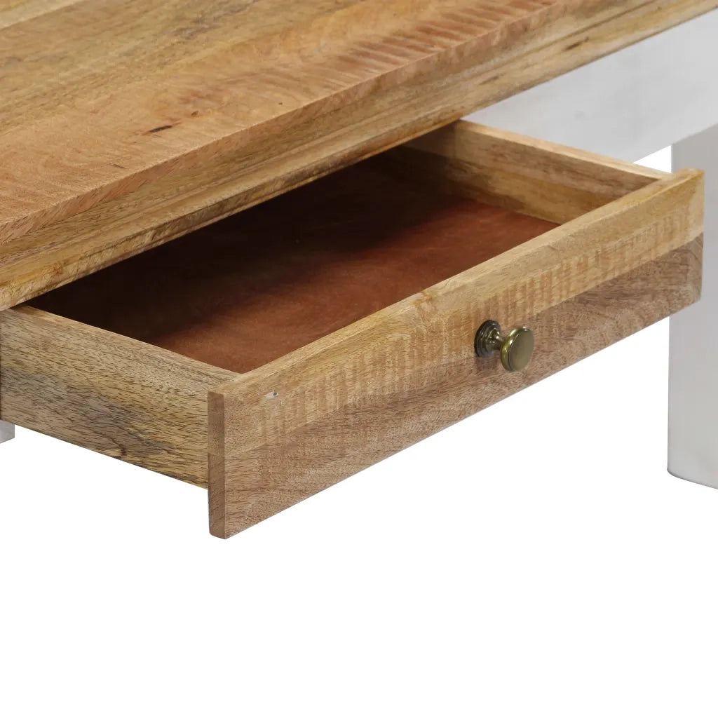 Tavolino da CaffÃ¨ 110x50x40 cm in Legno Massello di Mango cod mxl 57139