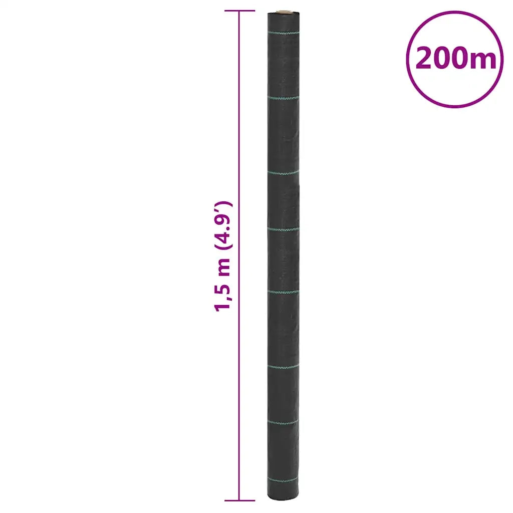 Membrana Antierbacce Nera 1,5x200 m in PP CFW4221216