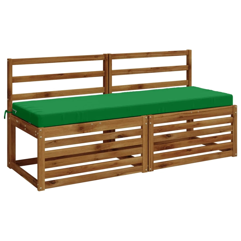 Cuscini per Panchina a 2 Pezzi SOEST 2 pz 100% Poliestere Verde 950281
