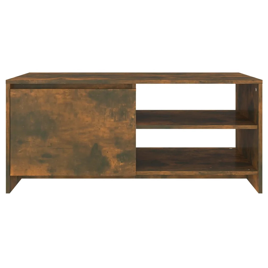 Tavolino da salotto | Tavolino da caff¨¨ | Tavolino da Soggiorno Rovere Fumo 102x50x45 cm Legno Multistrato