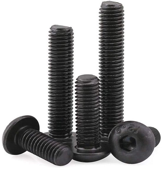 Machineschroeven a Toupie - Bouten - M3×12mm - 30 pezzi - 12,9 Acciaio di Carburo - Resistente alla Corrosione - Robusto e Affidabile - Viti a Toupie