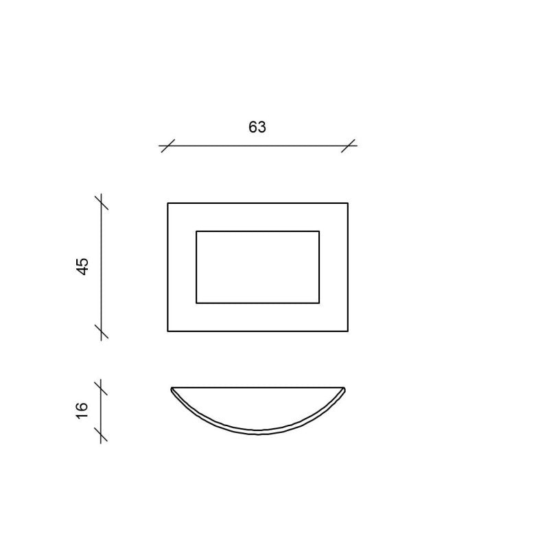 Biocamino da parete Redonda 15.5cm X 63cm H 45cm Stones