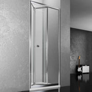 Porta doccia a soffietto book per nicchia con apertura totale cristallo temprato trasparente *** misure 66-70xh190 cm...