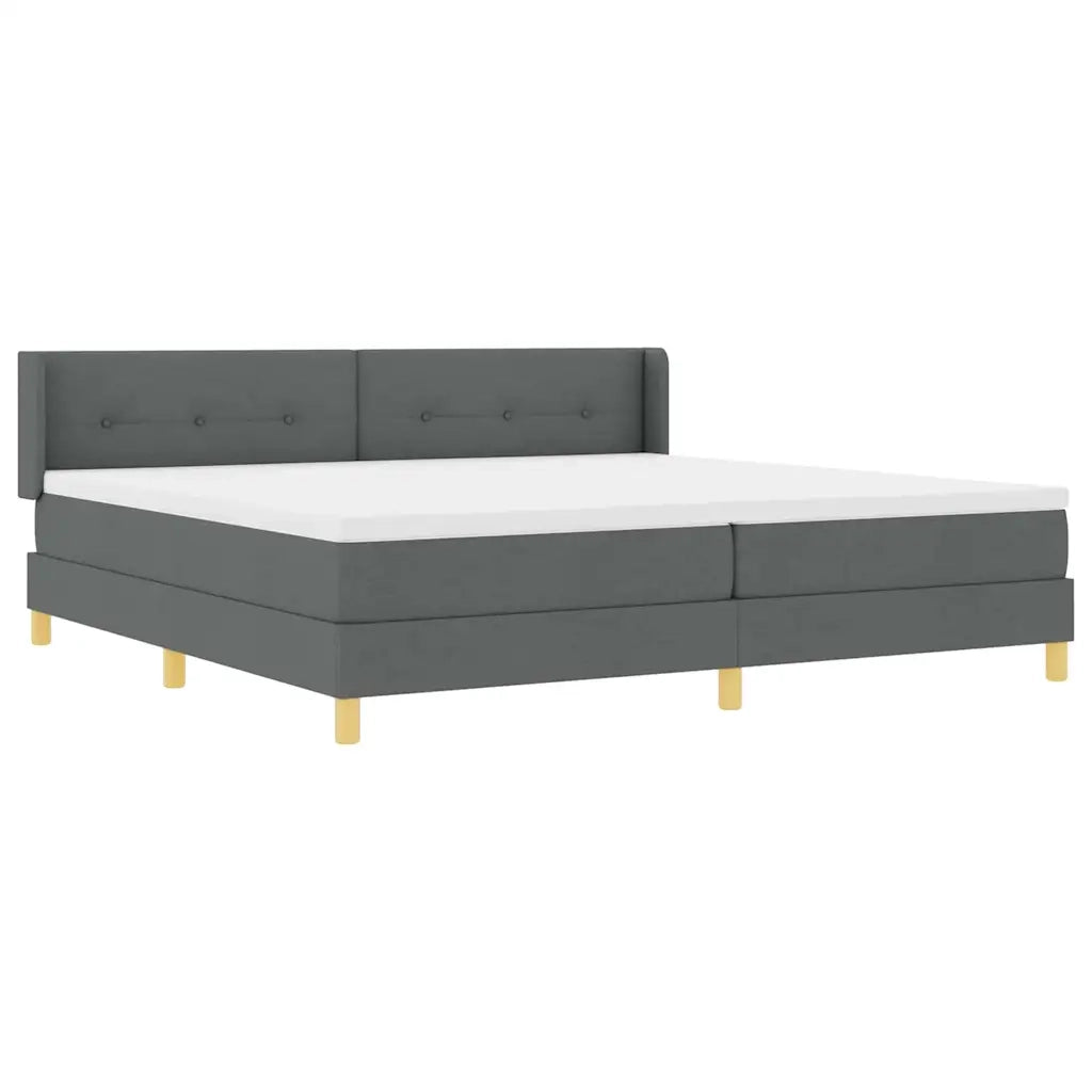 <strong>Letto a Molle< / strong> Grigio scuro 200 x 200 cm 3341315