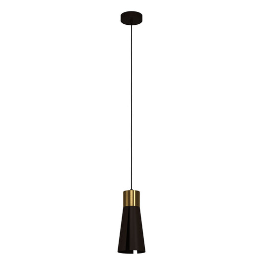 Lampadario A Sospensione Moderno Losalomas Acciaio Moka Ottone 1 Luce Gu10 4,5W