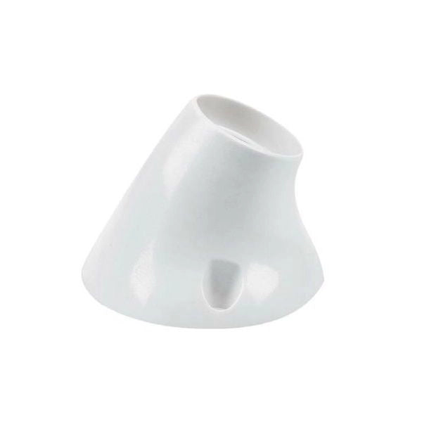 APPLIQUE/PORTALAMPADA DA PARETE IN MATERIALE PLASTICO BIANCO E27 FAN