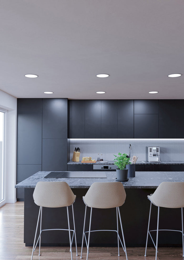 Faretto Ad Incasso Moderno Fueva Z Alluminio Bianco Led Integrato 16,5W Ip20