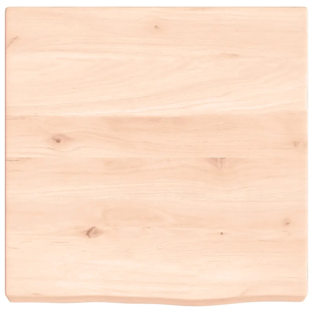 Piano Bagno 40x40x(2-4) cm in Legno Massello Non Trattato CFW6381534