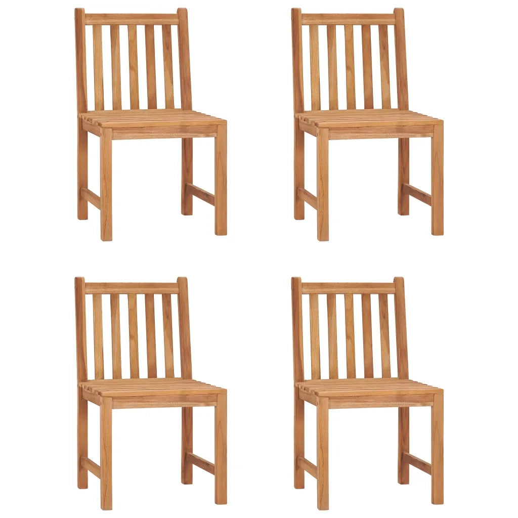 Set da pranzo da giardino 5 pz 160x80 cm in legno massello di teak 3059937