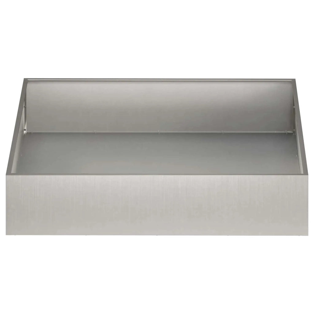 Vaso da giardino Argento 80 x 80 x 20 cm Acciaio Inox 8005016