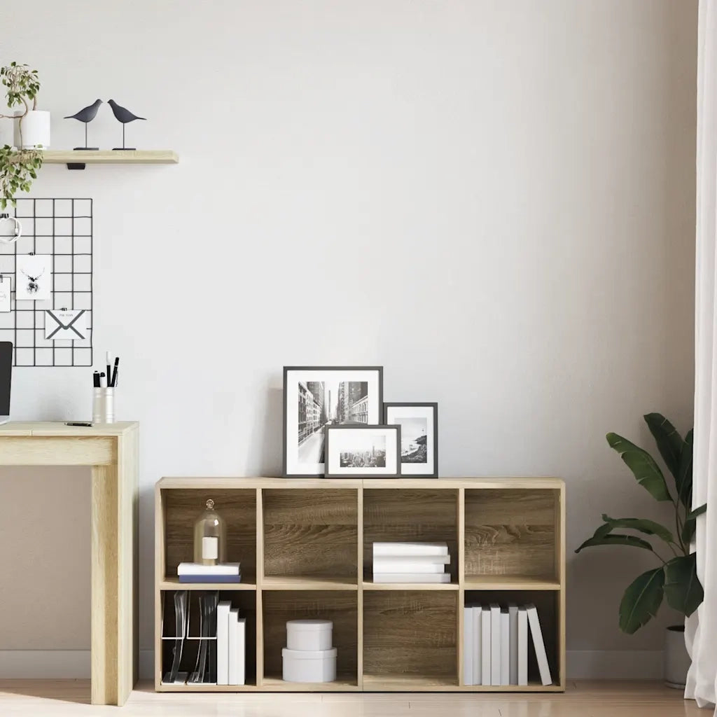 Libreria/Credenza Quercia di Sonoma 66x30x130 cm in Truciolato   cod mxl 9431
