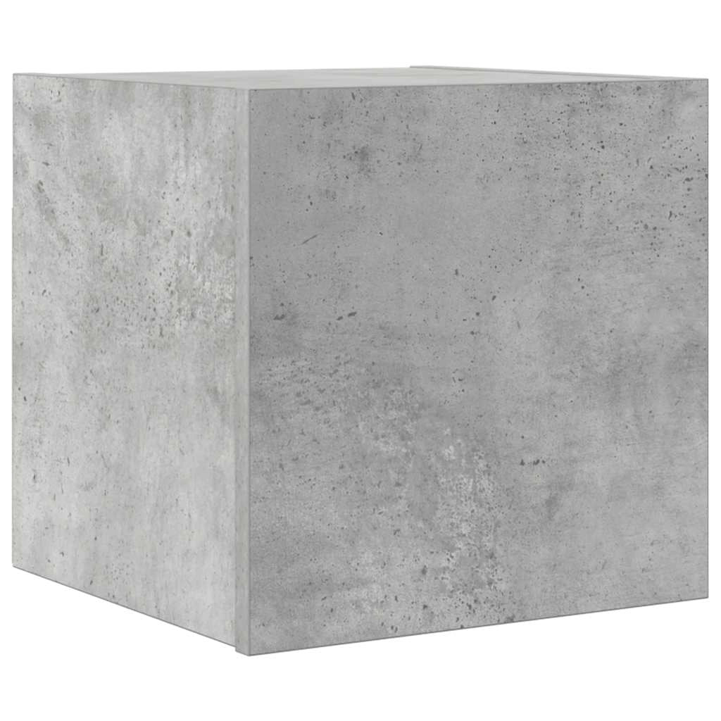 Mobile TV multimediale mensola TV credenza TV montaggio a parete adatto per sala da pranzo soggiorno camera da letto 30,5 x 30 x 30 cm grigio 02_0027755