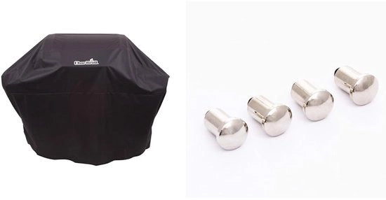 Accessori universali per gasgrill resistenti al tempo con 3 e 4 bruciatori - 140766 e Accessorio per gasgrill Gear Trax, zinco - 140025
