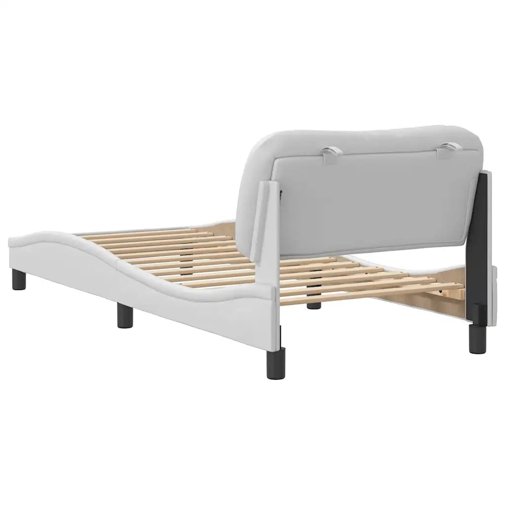 Giroletto senza Materasso Hvar Bianco 90x190 cm in Similpelle 3207968