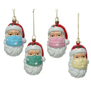Addobbi albero babbo natale Kaemingk 10 cm