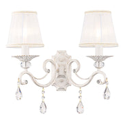 Applique classica bianca con cristalli Grace Maytoni ARM247-02-G
