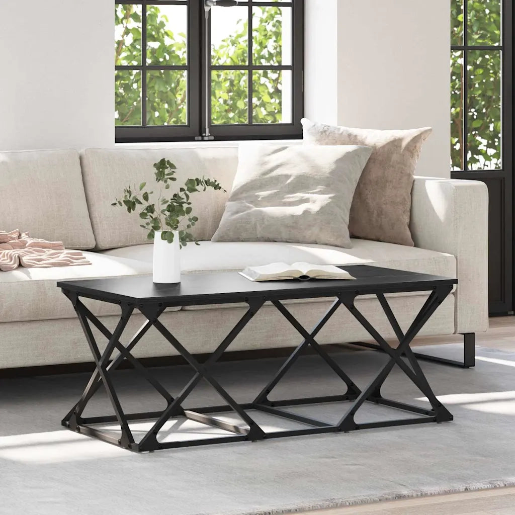 Tavolino da salotto Rovere Nero 100 x 49 x 40 cm 882768