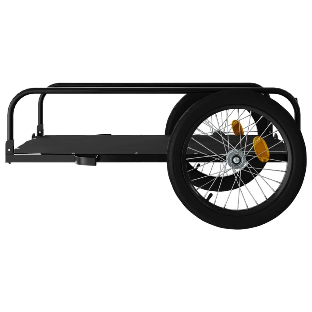 Carrello rimorchio trasporto biciclette 135 x 70 x 37 cm ferro nero 02_0044064