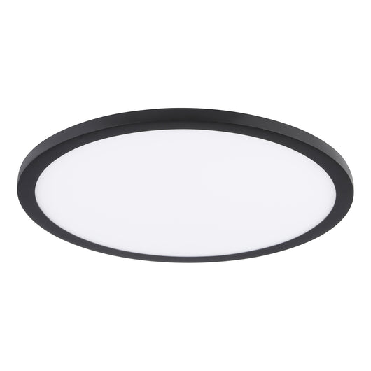 Faretto Ad Incasso Moderno Fueva Flex In Alluminio Nero Led Integrato 22W 3000K