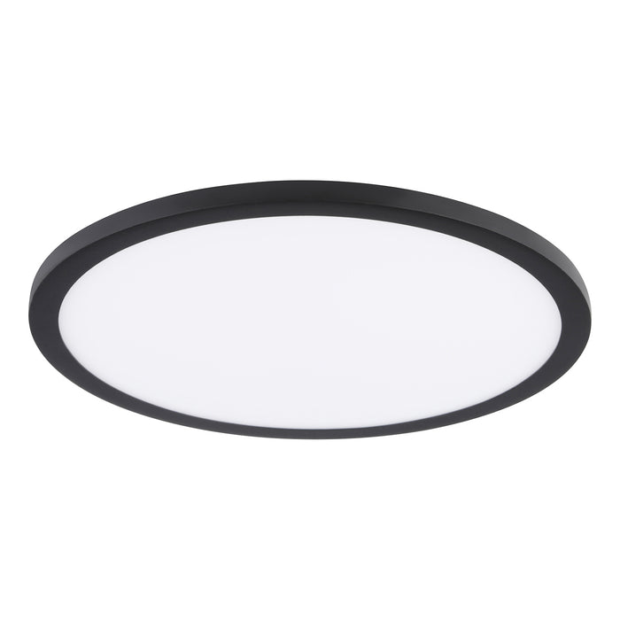 Faretto Ad Incasso Moderno Fueva Flex In Alluminio Nero Led Integrato 22W 3000K