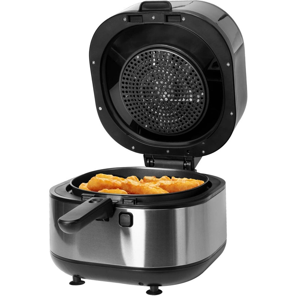 Trade Shop - Friggitrice Ad Aria 7,2lt 1800 Watt Forno Con Luce Integrata Display Lcd Con Tasti Touch -