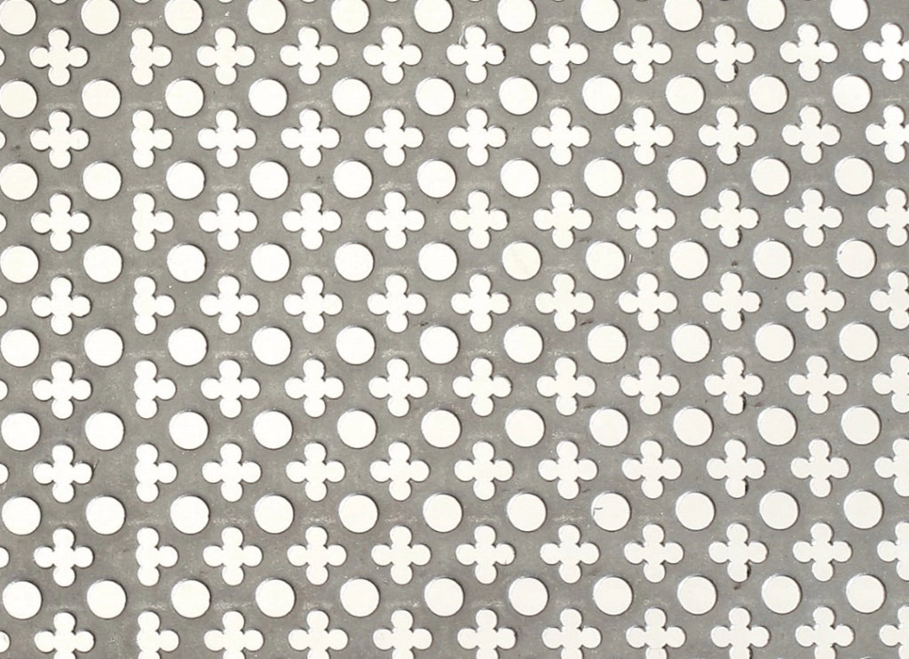 Lamiera In Acciaio Perforato Trifoglio 50X40 - Arcansas