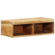 Mobile TV a Parete 60x30x19 cm in Legno Massello di Acacia 4017475
