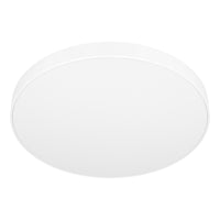 Plafoniera Contemporanea Zubieta A Acciaio Bianco Led Integrato 18,8W 2700 6500K