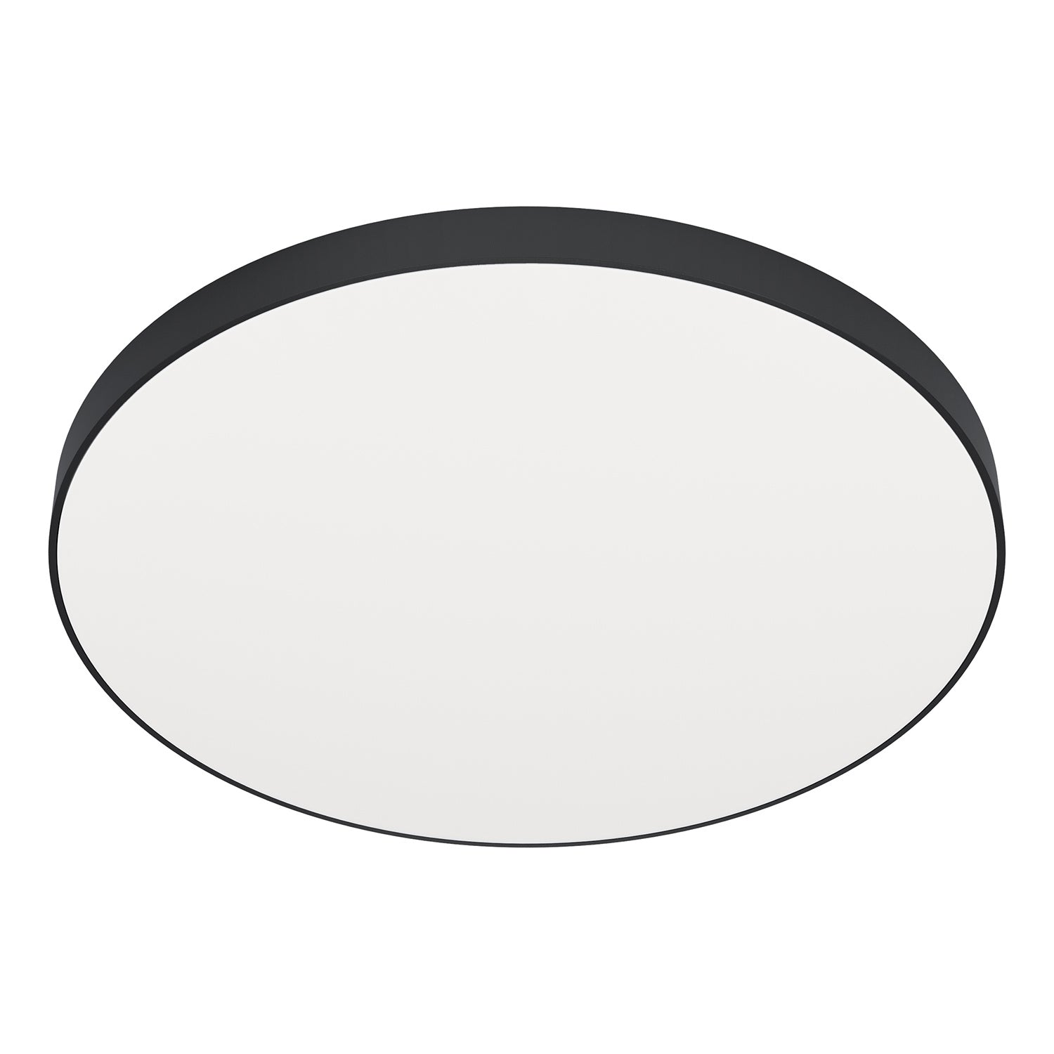 Plafoniera Contemporanea Zubieta A Acciaio Nero Led Integrato 32W 2700 6500K