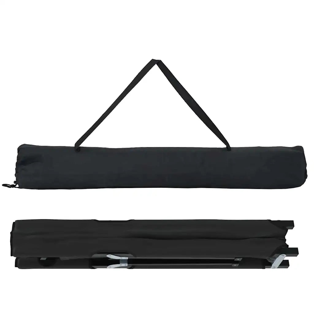 Letto da campeggio pieghevole 2 pz Nero 206 x 76 x 74 cm CFW1604316