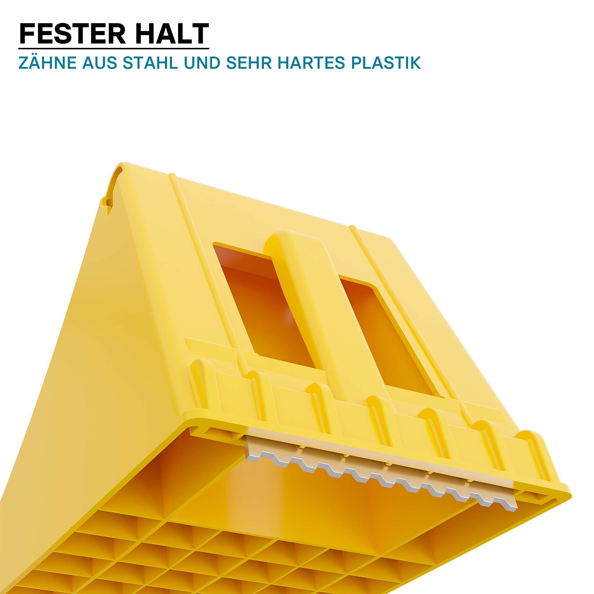 ‌Wiltec Cunei per autocarri e rimorchi Capacità di carico fino a 6,5 t 2 Fermaruota Camion