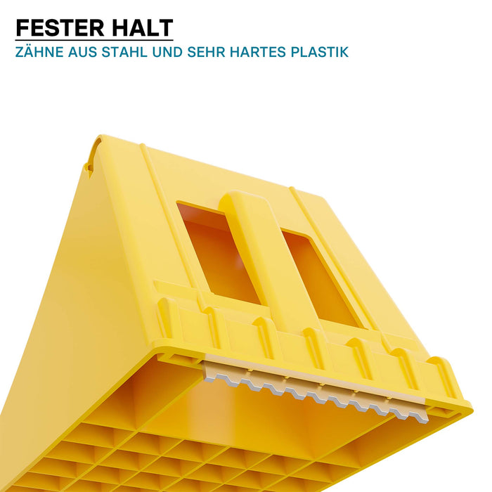 ‌Wiltec Cunei per autocarri e rimorchi Capacità di carico fino a 6,5 t 2 Fermaruota Camion