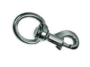 MOSCHETTONI REDINE CON GIRELLO IN OTTONE NICHELATO- - mm.110 con asola da mm.28 - 5 pezzi