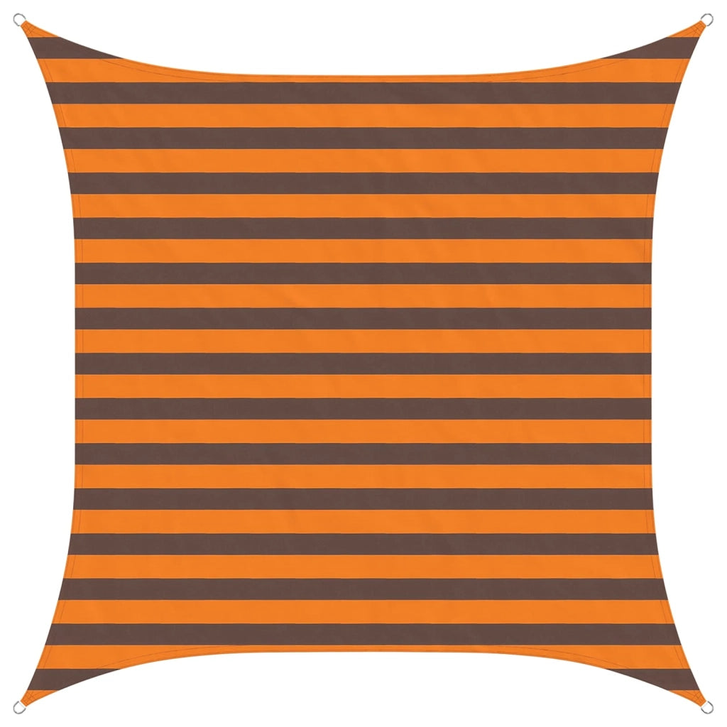 Vela da ombra solare Arancione e Marrone 2 x 2 m