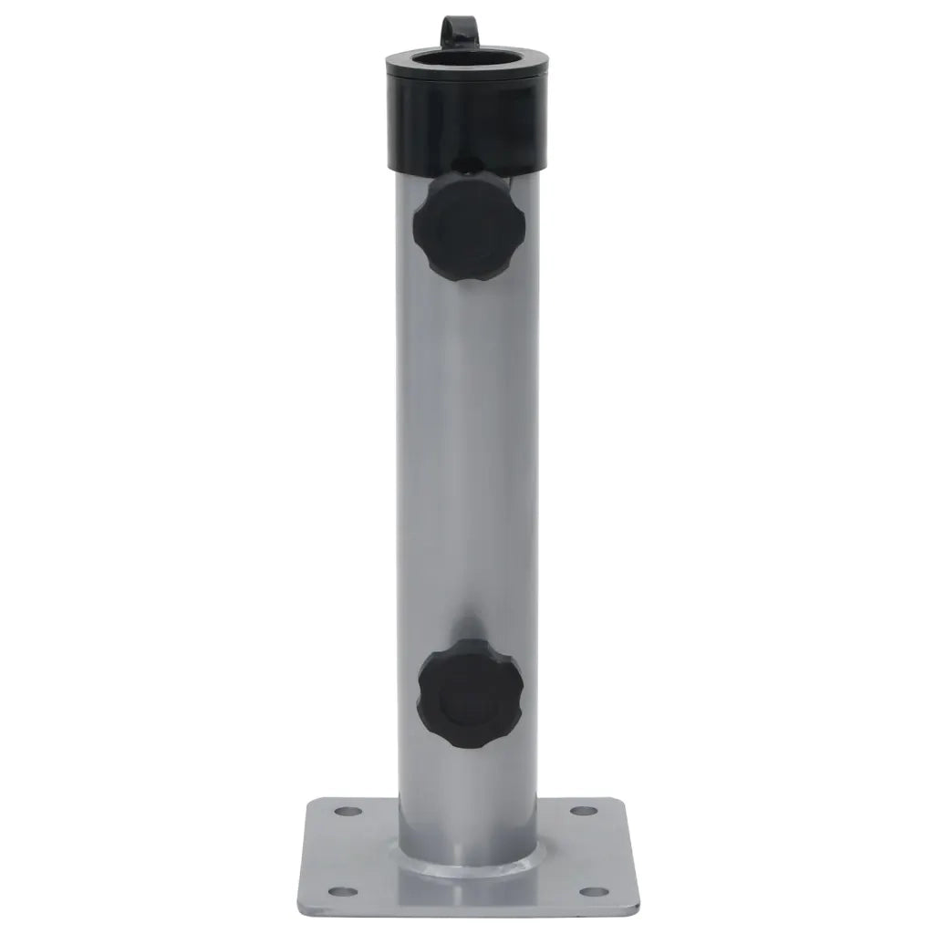 Base per Ombrellone per Palo da ?38/48 mm Argento in Acciaio CFW7803650