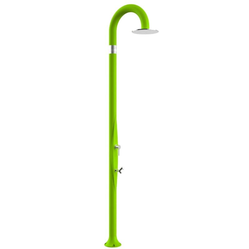 Doccia Tradizionale In Resina Funny Yin Con Miscelatore E Lavapiedi Colore Verde Chiaro Cv-T325/6018