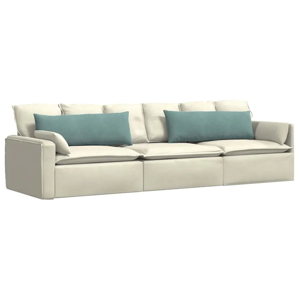 Cuscini da Divano 2 pcs Verde Mare 120 x 40 cm Tessuto in Cords 42013809