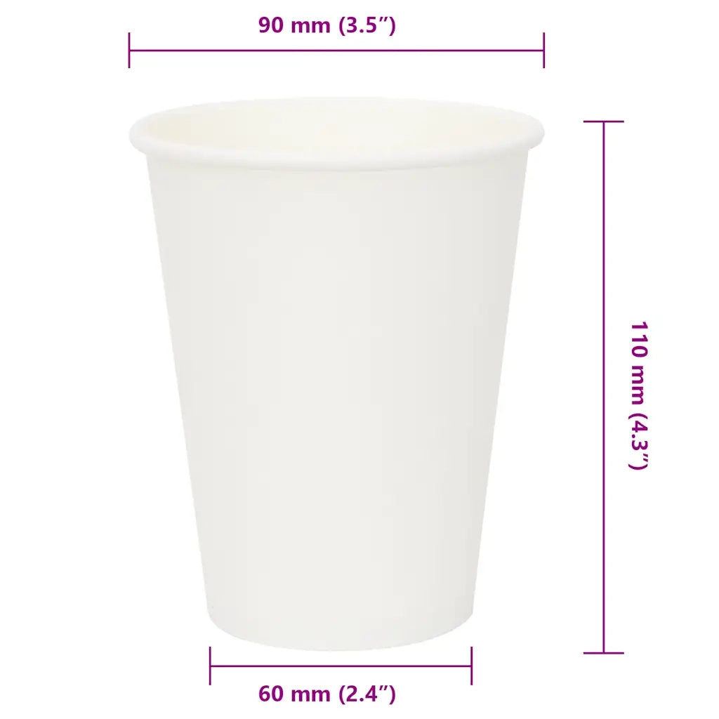 Bicchieri da Caff¨¨ in Carta 1000 pz 12oz 300ml Bianco CFW1899978