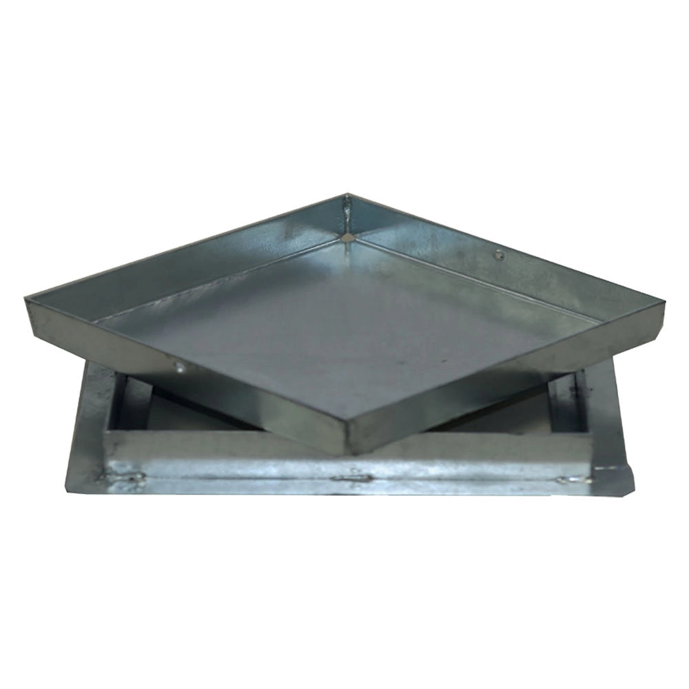 SIGILLO PORTAPAVIMENTO 'TIPO PESANTE' cm 20 x 20 - luce cm 15,6 x 15,6 - telaio h.8 cm