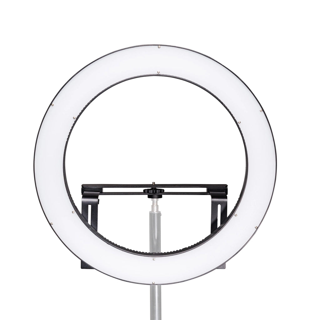 Ring light a LED 500 Bi-Color dimmerabile, Luce ad anello da 32W per foto e video con settori commutabili e accessori