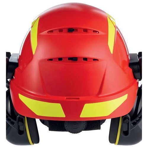 Uvex 9774238 casco di sicurezza Polietilene ad alta intensità Rosso, Giallo