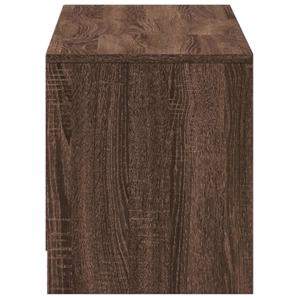 Mobile TV con LED-Credenza per TV Quercia marrone 140 x 34 x 40 cm