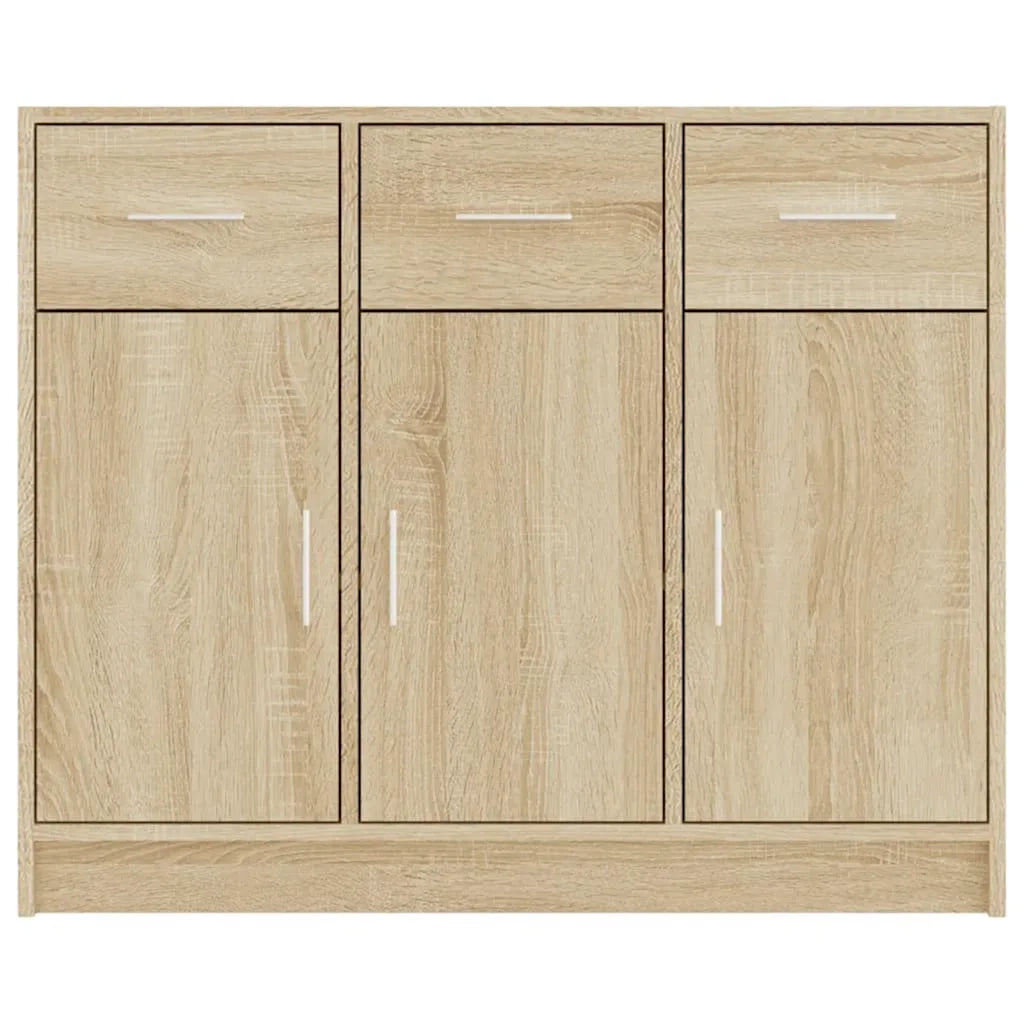 Credenza-Buffet-Armadio da cucina Rovere Sonoma 91x28x75 cm in Legno Multistrato