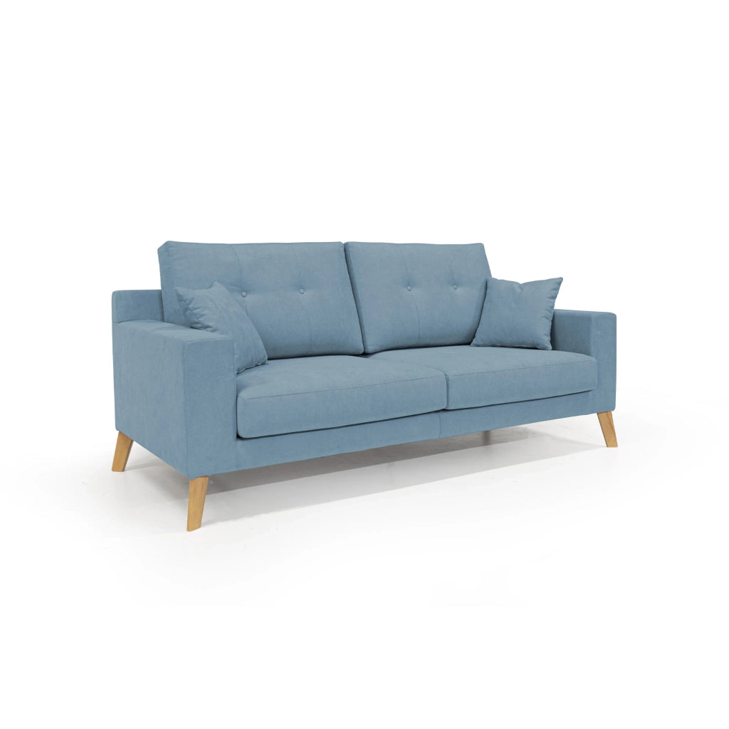 Danish Divano moderno in tessuto morbido impermeabile T02 186 cm carta da zucchero