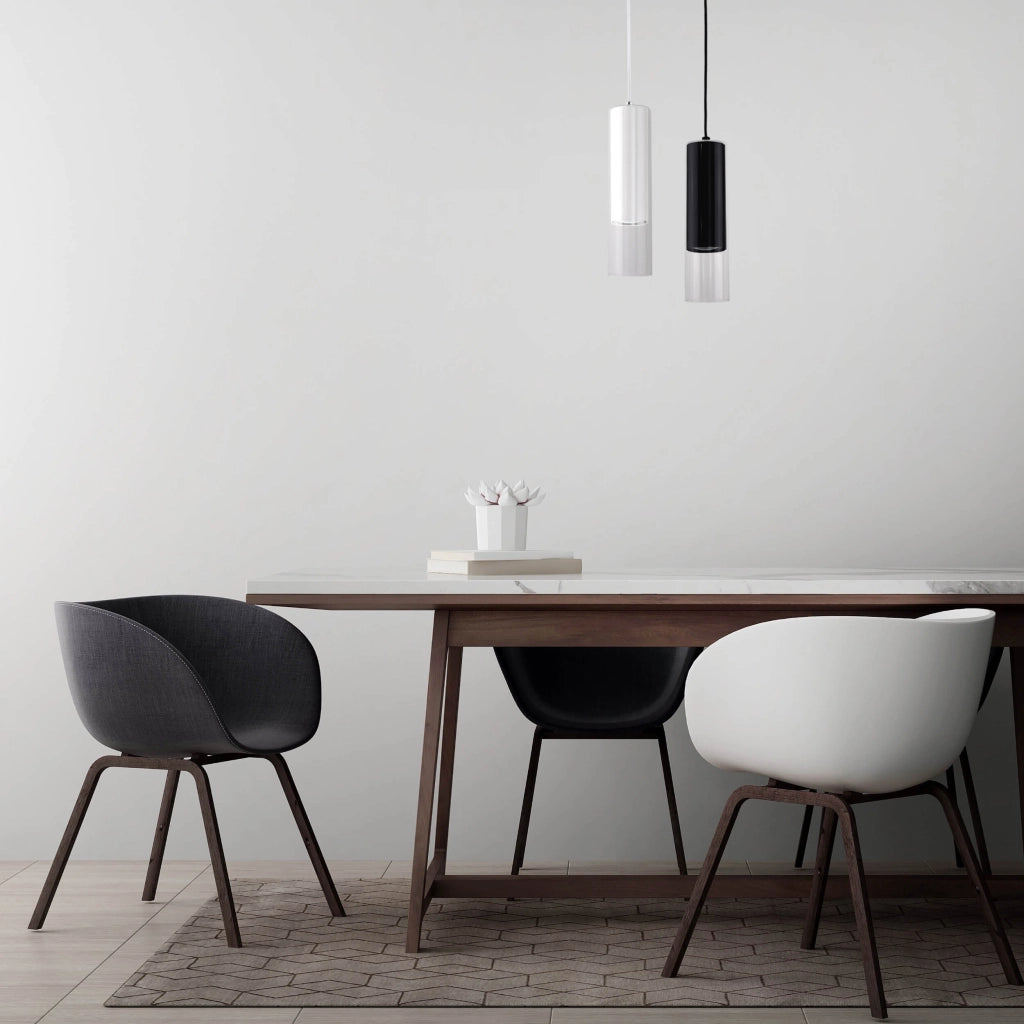 Lampada a sospensione Manacor bianca vetro GU10 Light Prestige