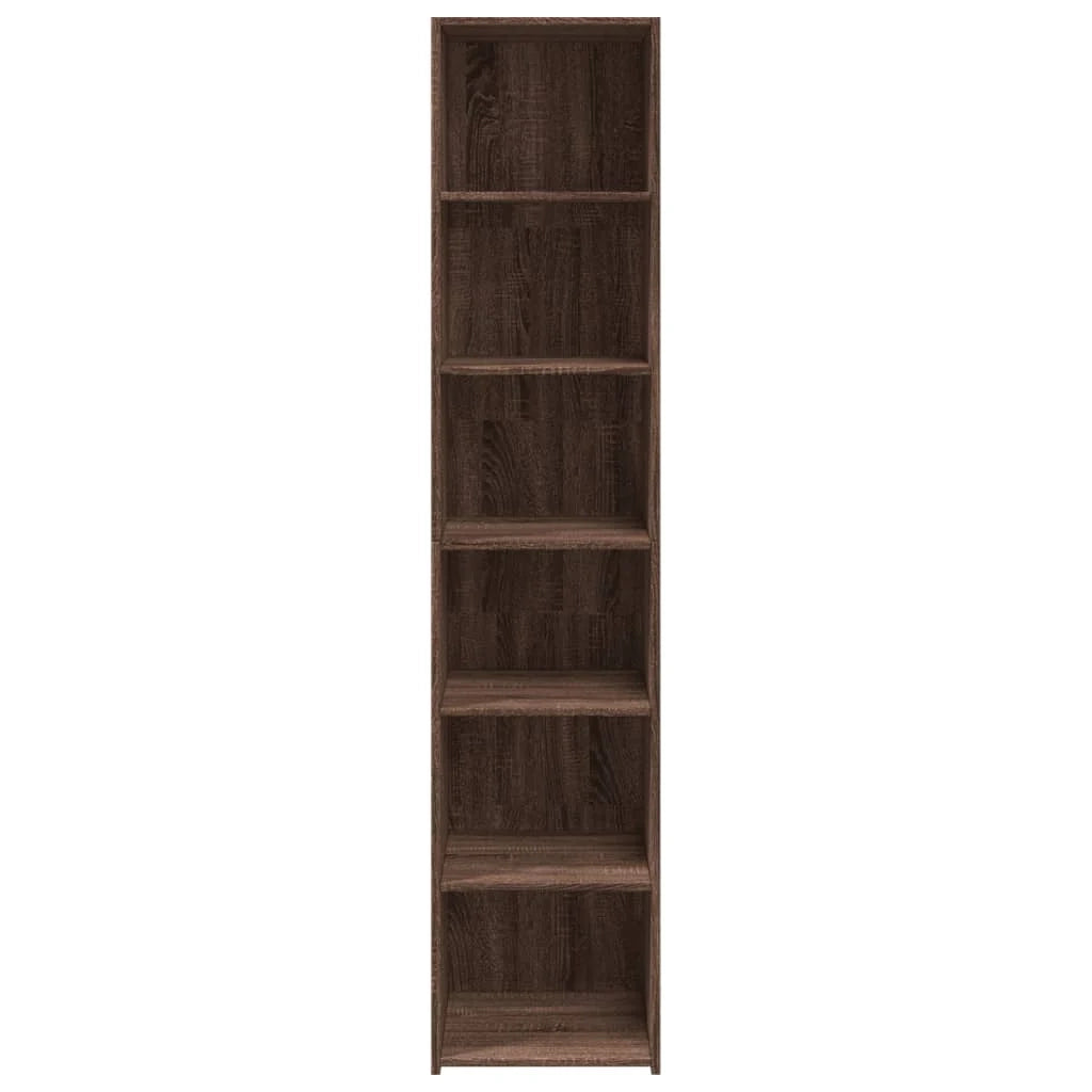 Buffet credenza cassettiera armadio mobile contenitore organizer cucina soggiorno salotto alto 40 x 41 x 185 cm legno ingegnerizzato marrone 02_0033714