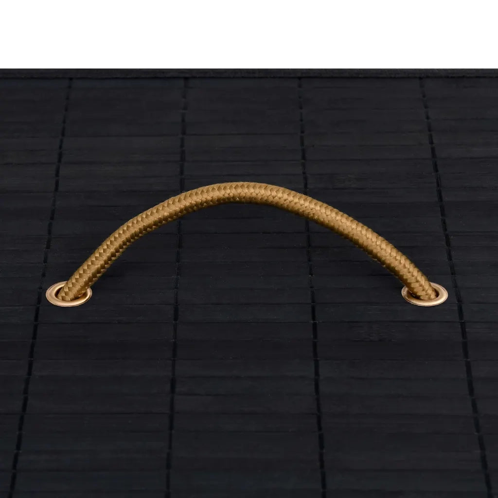 Cesto Portabiancheria in BambÃ¹ Nero 72 L cod mxl 53075
