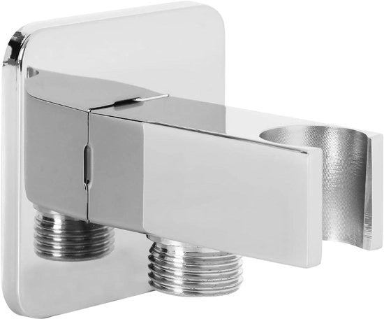 Douchiera Universale con Connettore di Sonda e Montaggio Facile | Acciaio Inox | Arco di Connettore 1/2 Pollici