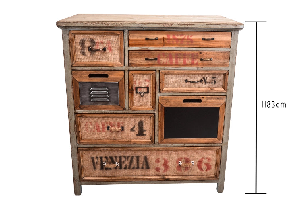 Credenza con Cassetti Vintage H 83 cm